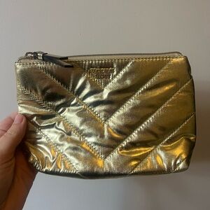 Victoria’s Secret Small Gold Cosmetic Bag
